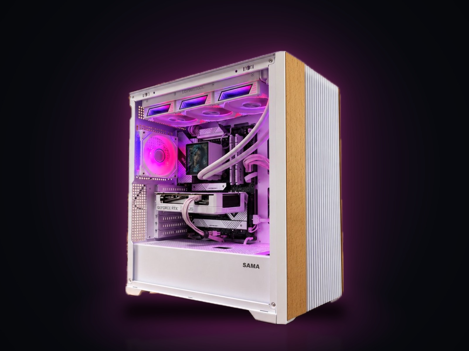 Игровой ПК Ryzen 5 7500F, RTX 5060 8 ГБ, 32 ГБ DDR5, водянка 360, Sama White