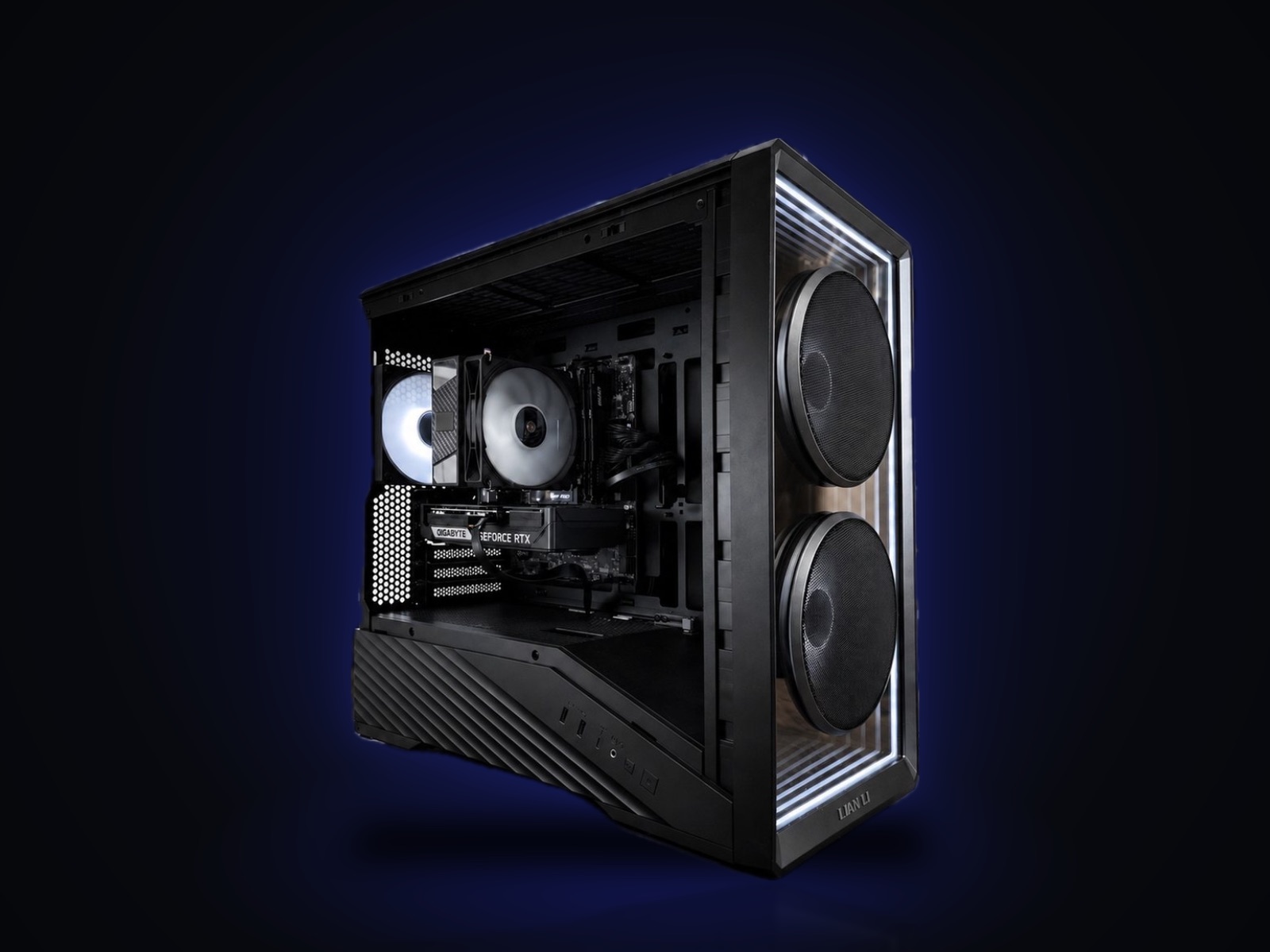 Игровой ПК i5-14400F, RTX 5060 8 ГБ, 16 ГБ DDR4, SSD 512 ГБ, Lian Li Black