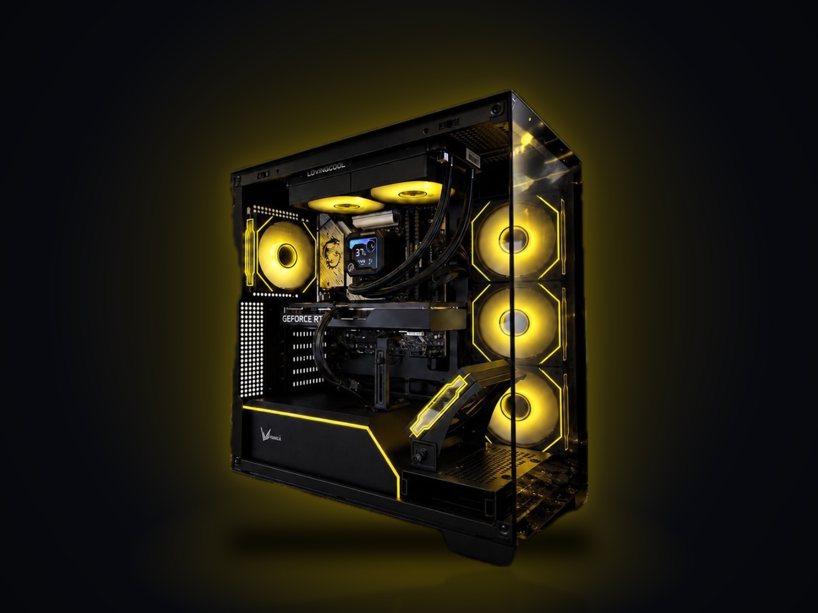 Игровой ПК i5-14400F, RTX 5060 Ti 16 ГБ, 32 ГБ DDR4, водянка 360, Formula Black