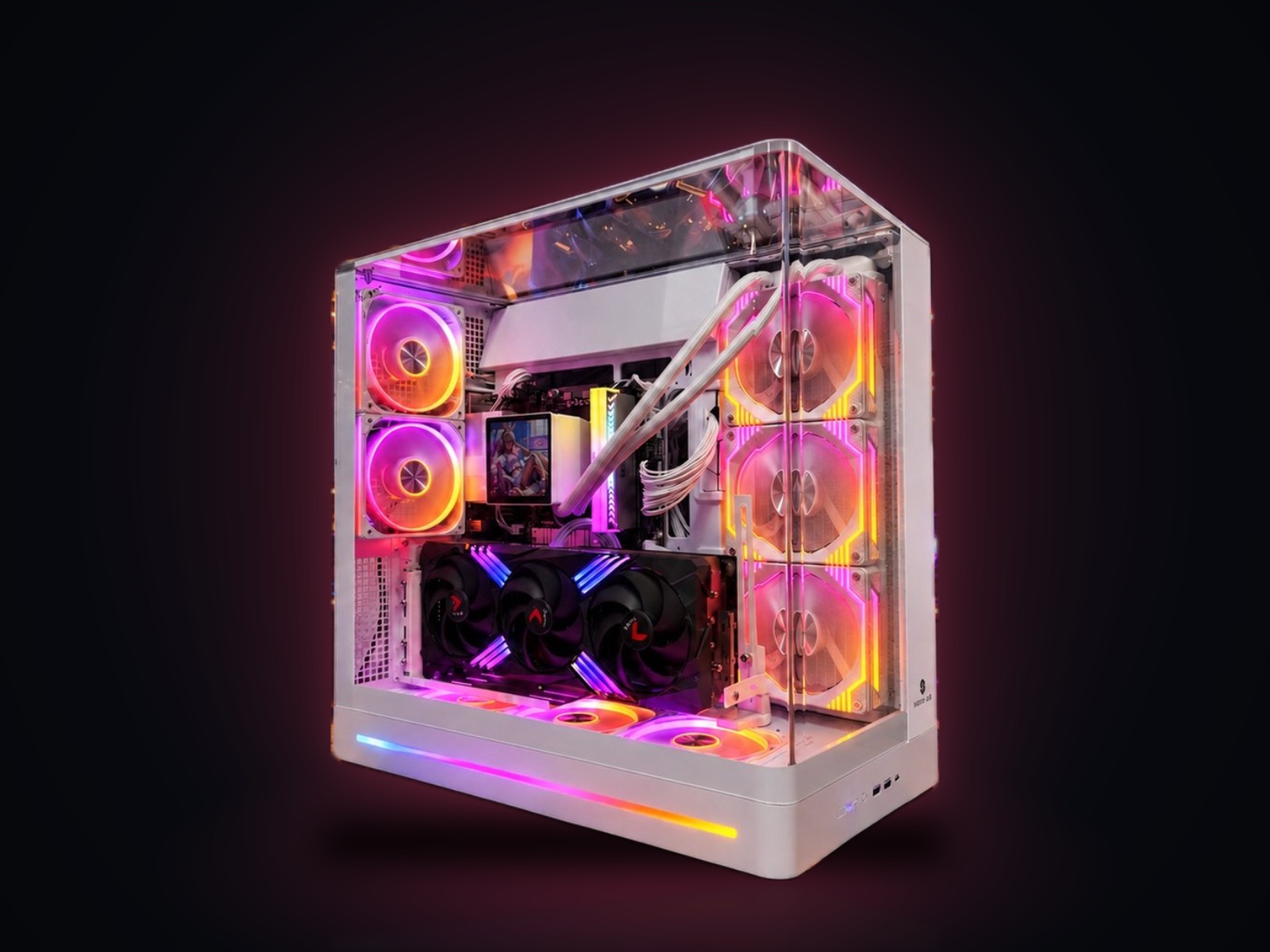 Игровой ПК Ryzen 7 9800X3D, RTX 4070 Ti Super 16 ГБ, 32 ГБ DDR5, WJcoolman White