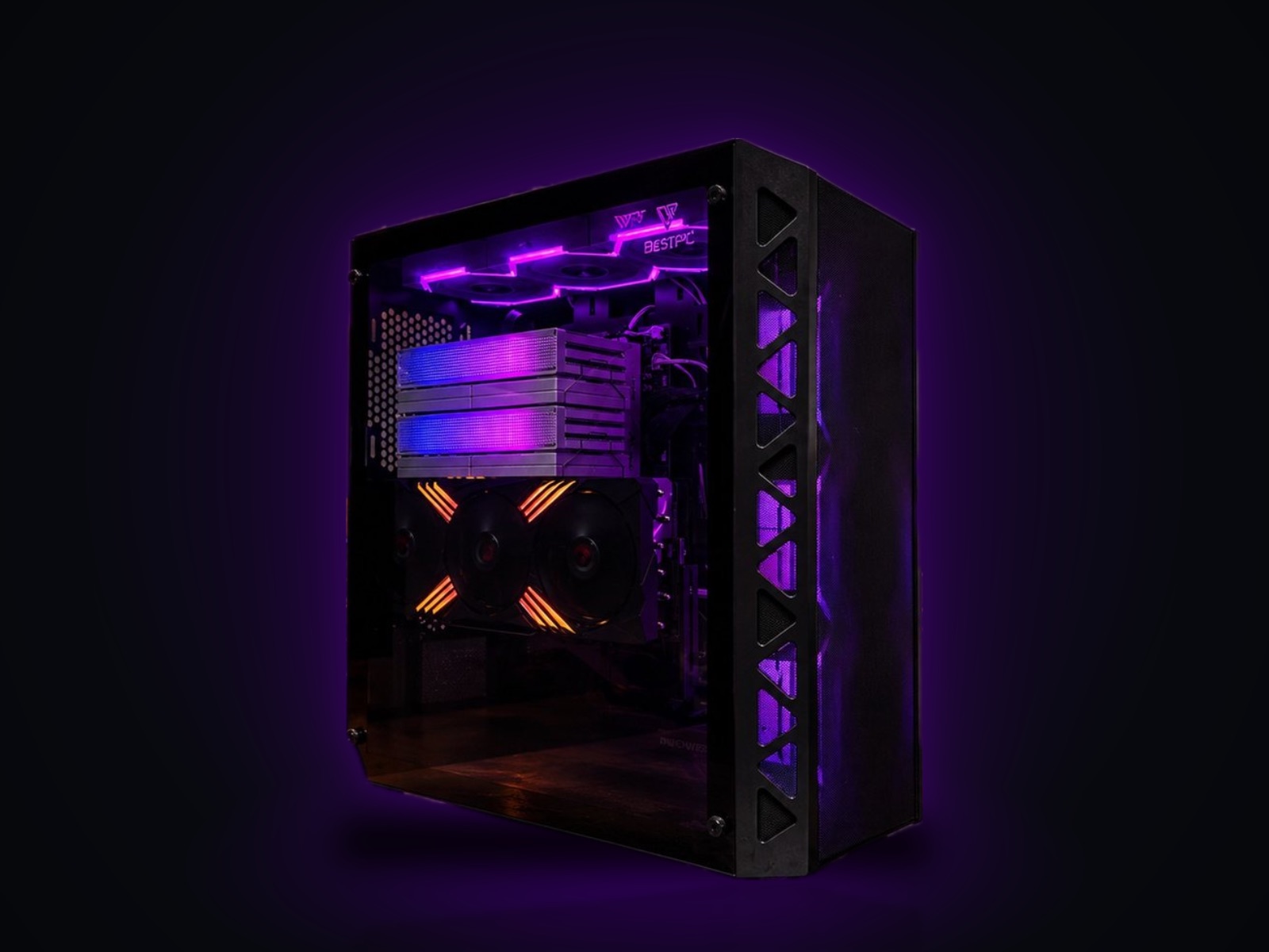 Игровой ПК Ryzen 5 9600X, RTX 4070 Ti Super 16 ГБ, 32 ГБ DDR5, SSD 2 ТБ, Inpower Black