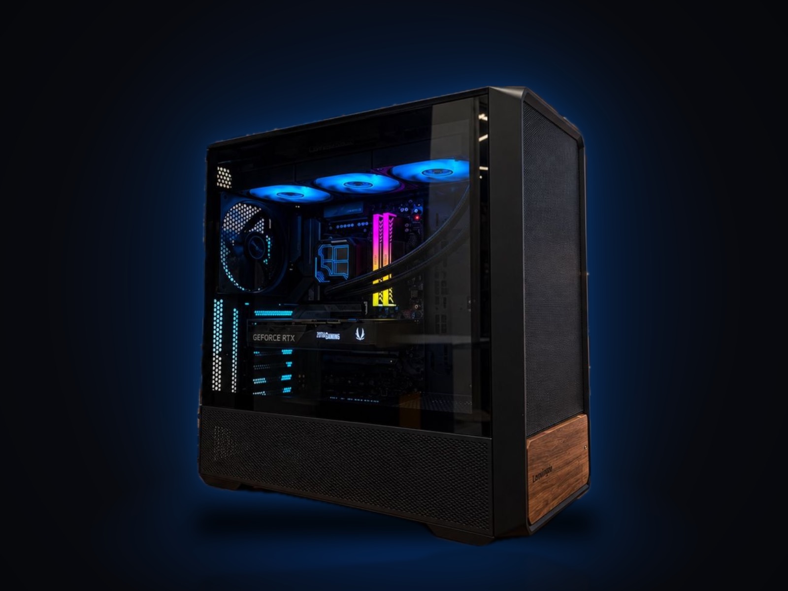Игровой ПК Ryzen 7 9800X3D, RTX 5070 12 ГБ, 32 ГБ DDR5, водянка 360