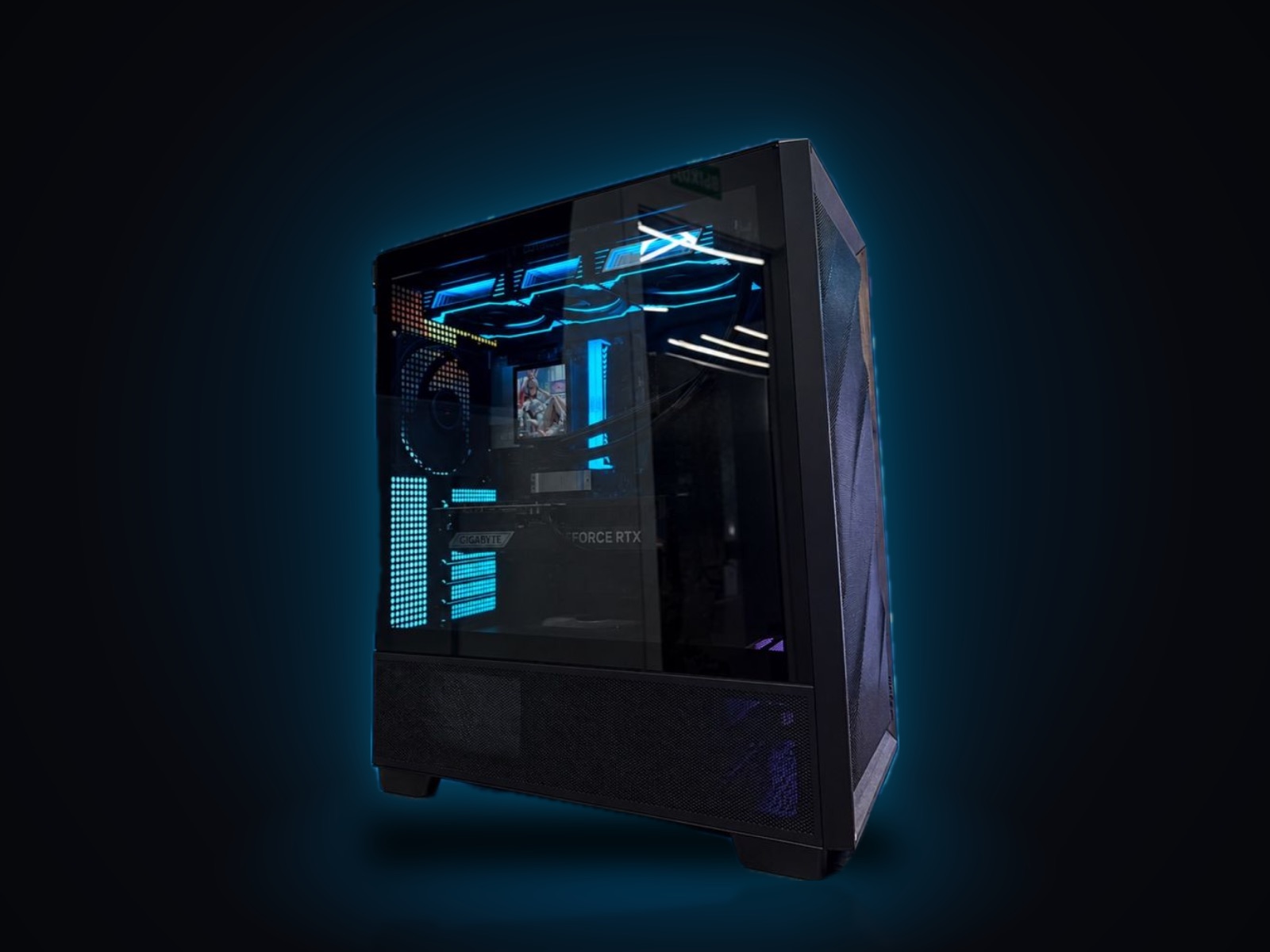 Игровой ПК Ryzen 7 9800X3D, RTX 5070 Ti 16 ГБ, 32 ГБ DDR5, Antec Black