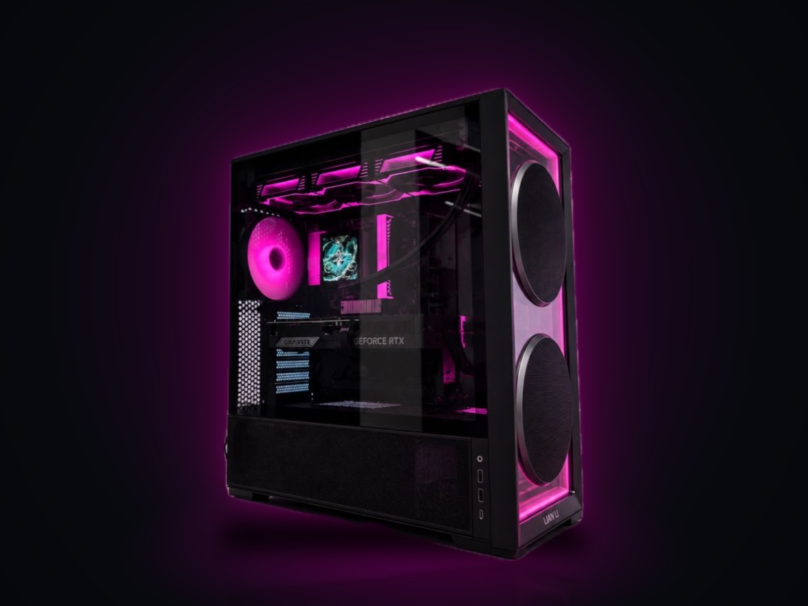 Игровой ПК Ryzen 7 9800X3D, RTX 5070 Ti 16 ГБ, SSD 1 ТБ, LIAN LI Black