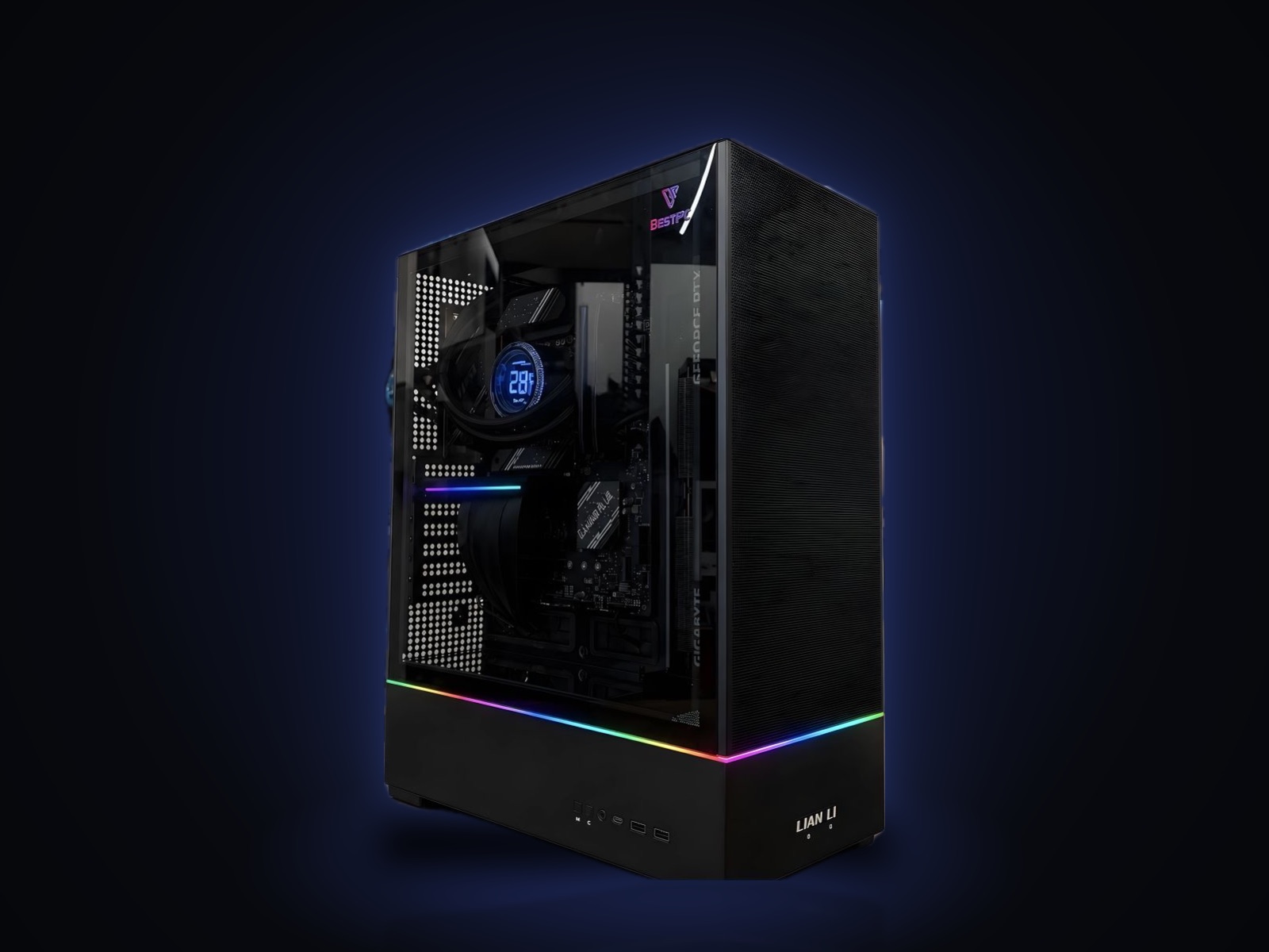 Игровой ПК i7-14700F, RTX 4070 Ti Super 16 ГБ, 32 ГБ DDR5, водянка 360