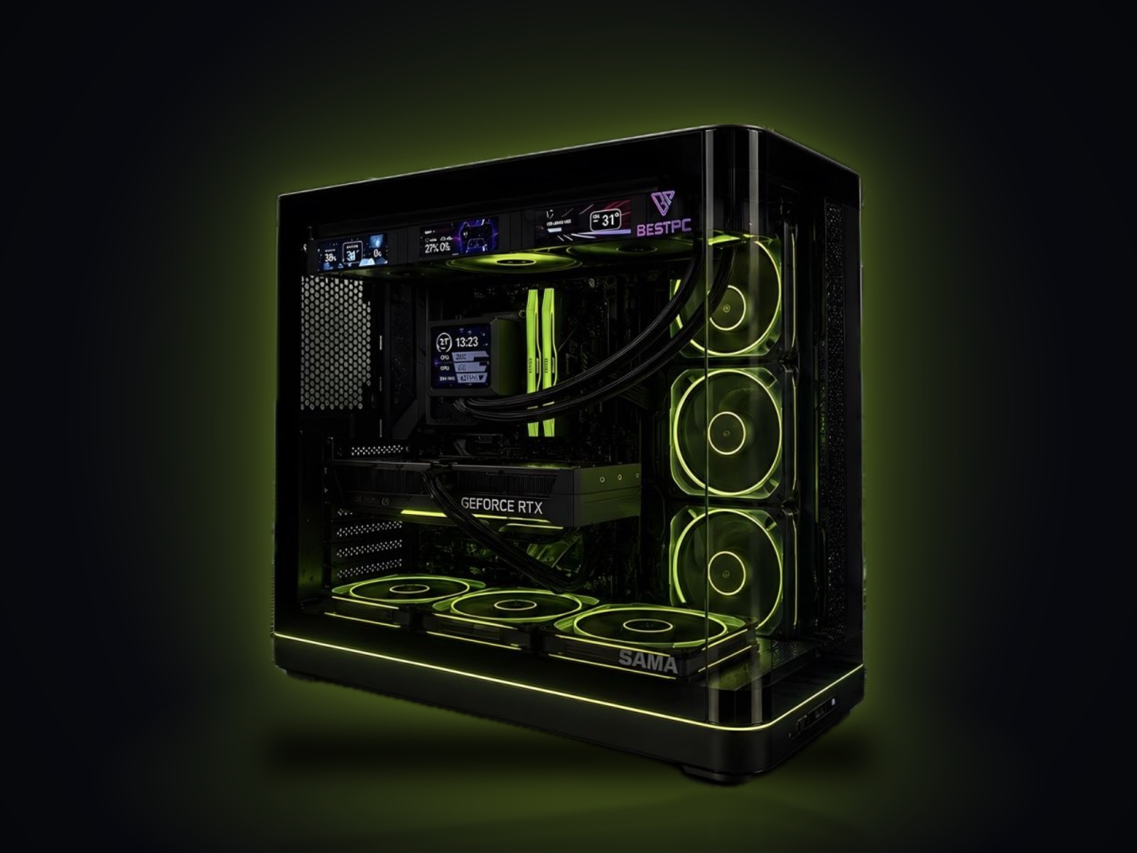 Игровой ПК Ryzen 7 7800X3D, RTX 5070 12 ГБ, 32 ГБ DDR5, водянка